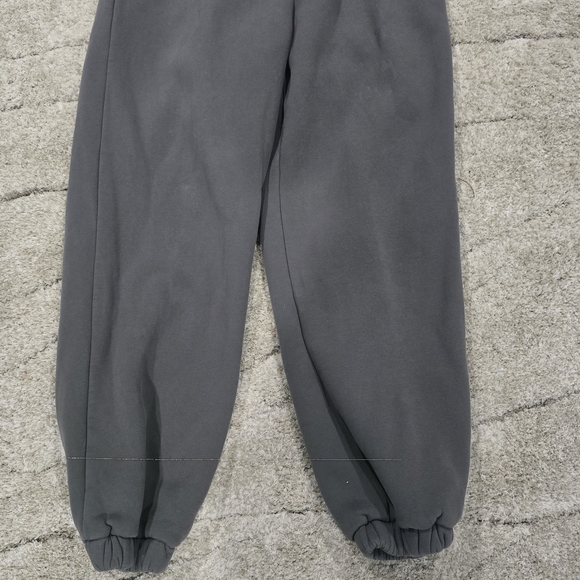 Comfort Cloud Oversized Wolf Gray Sweatpants And Zip Up Hoodie Men Women - Picture 6 of 9